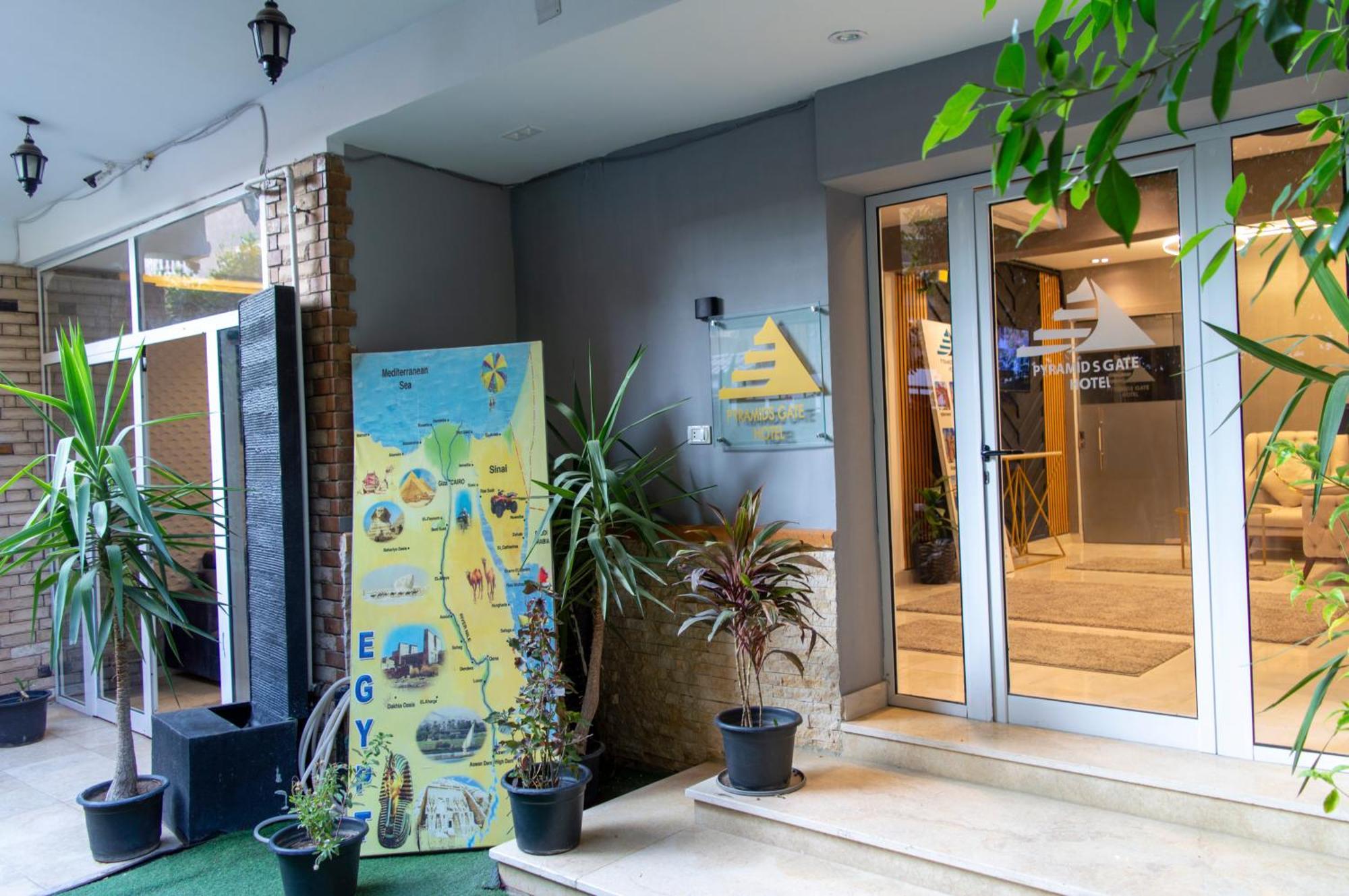 Pyramids Gate Hotel Kafret el-Gabal Exterior foto